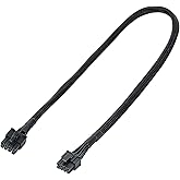 YieJoya Cable PCIE para Corsair, PSU de 8 pines macho a PCIe de 8 pines (6 + 2) cable de alimentación macho para Corsair Modu