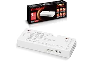 YindaLux Transformateur 220V à 12V 1.5A LED Driver 18W, Aucun clignotement LED, aucun bruit, Convertisseur De Tension AC à DC Adaptateur Transfo Constante pour Spots encastrés 12V