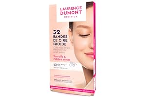 LAURENCE DUMONT INSTITUT 32 bandes de cire froide Sourcils & Petites zones Tous types de peaux : Peau lisse et douce