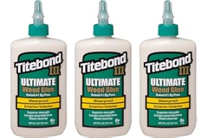TITEBOND ULTIMATE III 3 x Titebond III Ultimate 237 ml Colla per legno resistente alle intemperie