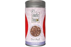 The Exotic Teapot – Supreme Pure Redbush Tea, 150g Tin, Loose Leaf Rooibos Red Tea