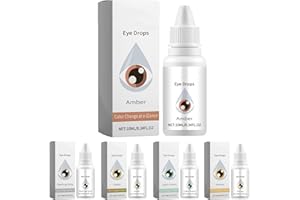 YULOKDWI Fancy Drops Changeur De Couleur Des Yeux,gouttes Yeux Secs Et Irrités, Les Gouttes De Couleur Des Yeux, Les Gouttes Pour Les Yeux Hydratantes, Changent La Couleur De Vos Yeux En 2 Heures, 10 Ml