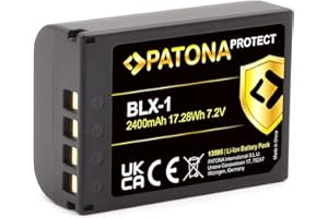 PATONA V1 Protect BLX-1 Akumulator 2400mAh z czujnikiem NTC i obudową V1 - do OM-1