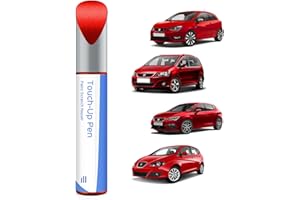 PARTS4EV S3H/LS3H Pure Red Metallic / Rojo Emocion - Pintura de retoque para SEAT Exacto Coincidencia – Repara arañazos y desconchados