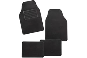 ‎CARFASHION CarFashion 283846 Universal Auto Fußmatten Set Rivazza, Automatte passend für Fast alle Autos, 4 teiliges gestanztes Set ohne Einfassung und Mattenhalter