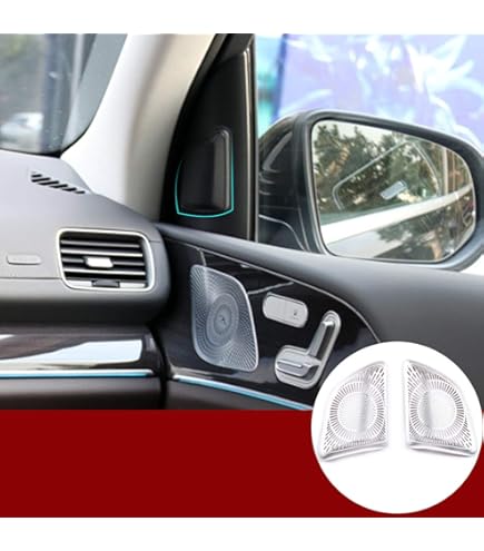 Stylische Klima-Auslassblende Für Mercedes GLE & GLS - Glänzendes Schwarz