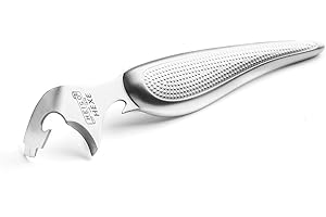 HEISO HEXE - Flaschenöffner, Dosenöffner, Schraubdeckelöffner, Glasöffner, Kondensmilchdosenöffner und viele weitere Funktion