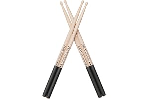 DIDA Drumsticks for Drums, American Hard Maple Drumsticks, Drumsticks with ANTI-SLIP Handle, Drum Stick for Electronic Drums Set, Drum Prastic Pad, Professional Drumsticks (2 Pairs, 5A)