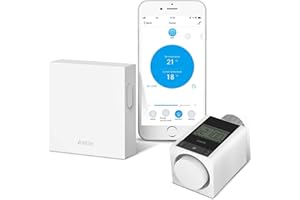 ‎AWOW AWOW Smart Home Set Thermostat heizung,Inklusive Zigbee Heizkörperthermostat und WiFi Gateway,für alle gängigen Heizkörperventile,Kompatibel mit Alexa, Google Assistant,APP-Fernbedienung