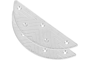 HEALVIAN Men S Shoes Metal Anti-Wear Sheet Heel Protectors for Boots and Sneakers Easy Installation with Screws Reduces Wear and Tear, Silver Shoe Insoles