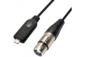 DSD TECH SH-RS09C - Cable adaptador USB-C a DMX512 con chip FTDI compatible con Freestyler QLC e iluminación abierta Pi (1,8 m)