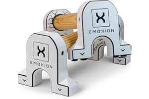 X EMOXION Emoxion Barras Paralelas Calistenia Profesionales GRANDES, Ideales Para Calistenia En Casa, Soporte De Flexiones Y Ejercicios De Gimnasia Artística. Version Atherion.