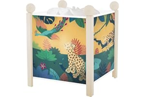 Trousselier 6260025 Magische Laterne, Kinder Nachtlicht Savanne, Schlaflicht, Einschlafhilfe