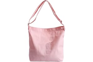 ZHENGGE Kpop Merchandise Bolso bandolera de lona, bolso cruzado Hobo, bolso informal, color rosa