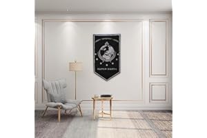 Yanbooch Super Earth Banner Flag Poster Man Cave Bed Room Home Office Party Decor 30x50 Inch Black (A)