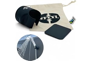 STYYL Basic Magnetic Shower Head Holder with Magnet and Metal Adhesive Pad Ideal for Camping Motorhomes Van Caravan Box Truck