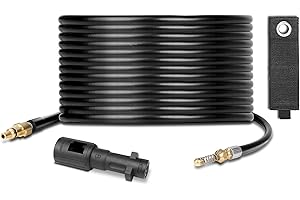 EAWONGEE 15M High Pressure Drain Jet Wash Hose Drain Pipe Sewer Jetter Kit Compatible with Karcher K2 K3 K4 K5 K6 K7 and Lavor Pressure Washers