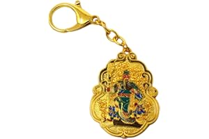FENGSHUISALE Feng Shui Kuan Kung con amuleto anti robo W3761, Multi, 2 inch