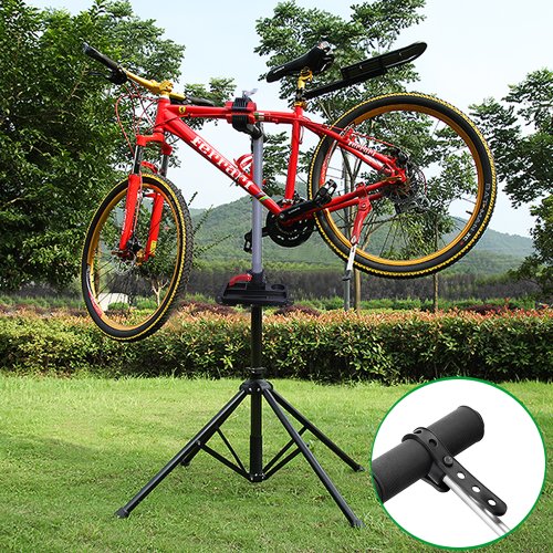 360°Fahrradmontageständer Fahrradständer Reparaturständer Montageständer Fahrrad-Wartung Schwarz - 9