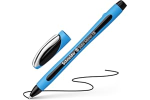 ‎SCHNEIDER Schneider Slider Memo XB Kugelschreiber (mit Kappe, Strichstärke: XB, Schreibfarbe: schwarz, Made in Germany) 1er Blisterkarte