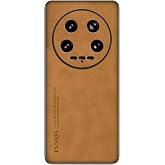 Microcase Xiaomi 14 Ultra i&ccedil;inn Luxury Leather Series Deri Desenli Plastik Koruma Kılıf - AL8125 (Koyu Gri)