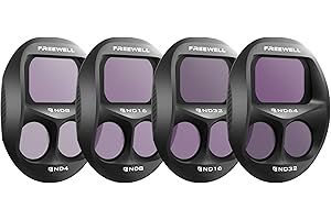 Freewell Filtri ND divisi per DJI Mavic 4 Pro - Split ND8/4, ND16/8, ND32/16, ND64/32 - Riducono l'esposizione per riprese aeree cinematografiche