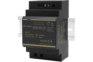 Hutschienen netzteil HDR 12V,54W,4.5A;trafo 230v auf 12v,12 volt netzteil;ReleyWell,HDR-60-12