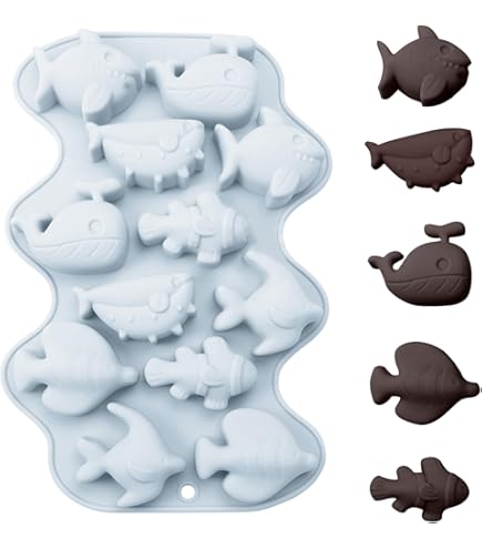 Siliconen Chocolade Snoep Mallen Non-Stick Bakvormen Ijsblokjes Trays voor het Maken Van Cake Muffin Cupcake Gumdrop Jelly met 4 Druppelaar (18,5 * 13,5 * 1 cm