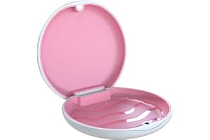 ARGOMAX Presa per parentesi graffe, scatola Dento Box per binari (anche per guida di montaggio), 1 scatola KFO (Bianco + rosa).