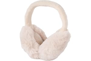 styleBREAKER Damen Ohrenschützer Teddyfell Optik | Flauschige Ohrenwärmer Earmuffs mit flexiblem Bügel | Weiche Winter Ohrschützer für Freizeit Spaziergänge und Outdoor