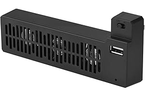 SUREBUY Ventilador de refrigeración para Xbox One X, Ventilador de refrigeración externa USB con 3 mini ventiladores, Reemplazo de refrigerador USB portátil de montaje lateral