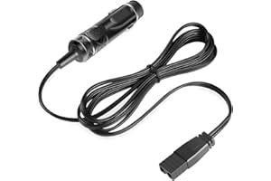 HKY 12V Mini Fridge Car Cooler Cool Box Power Lead Cable Car Freezer AstroAI Portable Fridge Car Charger Power Adapter Extension Automobile Cigarette lighter 2 Pin Plug in for Refrigerator Car Freezer