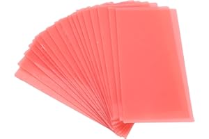 18pcs Cire De Base Dentaire, Cire De Modelage Dentaire Cire Dentaire Rouge Dentiste Matériel Auxiliaire Fourniture De Feuille De Cire Dentaire pour Dents D'essai Clinique, Cire Dentaire Cire De Bijoux