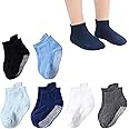 MOMISY Baby Girl Boys children Non Slip Socks Toddlers Infant Warm Cotton Stretch Anti skid Socks-6 Pairs