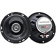 HAMAAN HMCS-630 High Performance 2 Way 6 Inches Coaxial High Bass Car Speaker with Rubber Foam Edge, Balanced Tweeter, 390w Peak Power,130w RMS (Pair, Black)