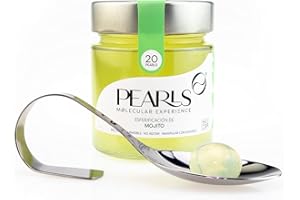 PEARLS MOLECULAR EXPERIENCE Pearls Mojito (20 unid) - Esferificaciones Premium listas para degustar. Descubre la Coctelería Molecular. Productos Gourmet.