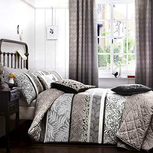 Amazon.co.uk matching grey bedding and curtains