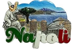 GMM Magneti Decorativi Napoli, Pompei e Panorami, Calamite Decorative Napoli (Multicolore Napoli)