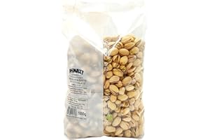 Oltresole - Geröstete und gesalzene Pistazien mit Schale 1 Kg - herzhafter Snack ideal für Aperitifs und Partys, ausgewählte Trockenfrüchte in der Schale