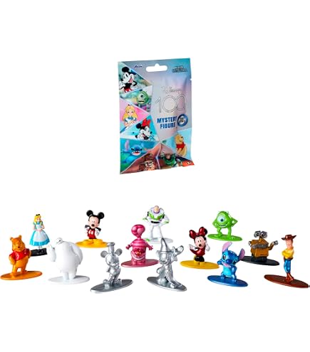 Jada Toys Disney Nano Metalfigs Diecast Mini Figures 5-Pack Wave 2 4 cm