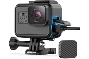 Sametop Gehäuse Frame Rahmen Kompatibel mit GoPro Hero 7 Schwarz/Silber/Weiß 6 5 (2018) Kameras