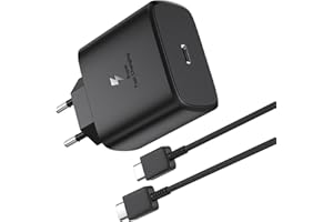 YSSTKFD 45W Cargador USB C Carga Rapida Compatible con Samsung Galaxy S22 Ultra/S22+/S22/S21 Ultra/S21+/S21/S20/Note20/Note10/S10, Galaxy Tab S7/S7+/S8/S8+/S8, con 2M Cable Cargador Tipo C de Adaptador