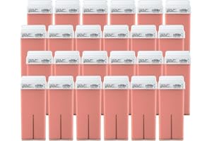 24 x Cera Roll On cartuchos de 100ml Rosa - Roll-on Cera para depilación- Depilion