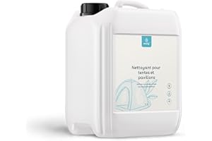 eco:fy Nettoyant pour tentes et Pavillons Nettoyant pour tentes pour Fibres Naturelles et synthétiques Dissout Les salissures Dépôt Vert Taches de moisissure (5 l)