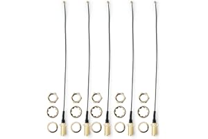 euroharry Kabel koncentryczny IPEX do SMA Female Low Loss 4" /10 cm U.fl/IPEX RG178 RF kabel koncentryczny pigtail do bezprzewodowego routera mini PCIE kart sieciowych PCI Wi-Fi WAN Repeater