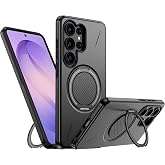 Rongep [Mag-Forge] Samsung Galaxy S26 Ultra i&ccedil;in Kılıf 360&deg; D&ouml;nebilen Standlı [MagSafe ile Uyumlu] S26 Ultra Koruyucu G&uuml;&ccedil;l&uuml; M