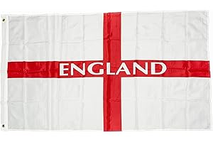 SHATCHI 5ft x 3ft England Printed St George Cross National Flag Sporting Events Pub BBQ Decorations For Rugby Football Cricket Banner Fan Support Table Cover