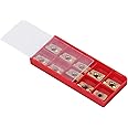 10PCS CNC Carbide Turning Inserts, Coated Carbide Inserts Cutter CNC Indexable Lathe Milling Cutting Tools Parallelogram Shape APMT1604 with Box