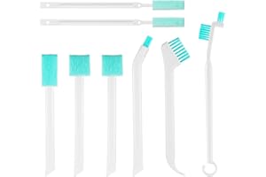 Qianyu Set di 8 pennelli piccoli per la pulizia degli angoli, per uso domestico, multifunzionali, con setole dure, con varie spazzole per la pulizia di piatti, piastrelle, angoli e pavimenti e fessure