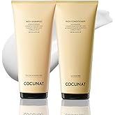 COCUNAT | Rich Pack of Dry, Curly, Damaged or Dyed Hair | Natural Shampoo and Conditioner | Open Ends | Frizz | Hydrates | Su